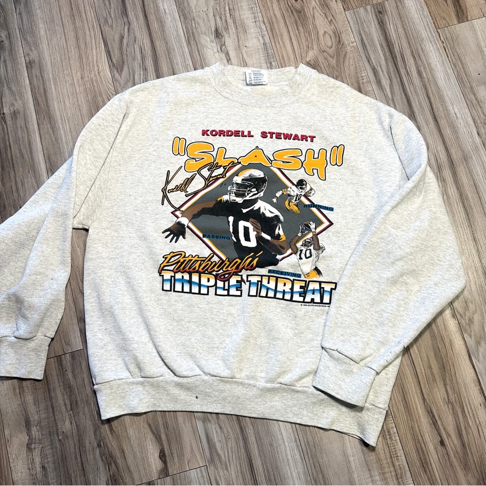 Vintage Kordell Stewart “Slash” Pittsburgh NFL Sweatshirt